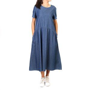 DENIM COTTON DRESS